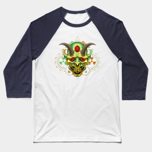 oni japanese demon samurai devil Baseball T-Shirt